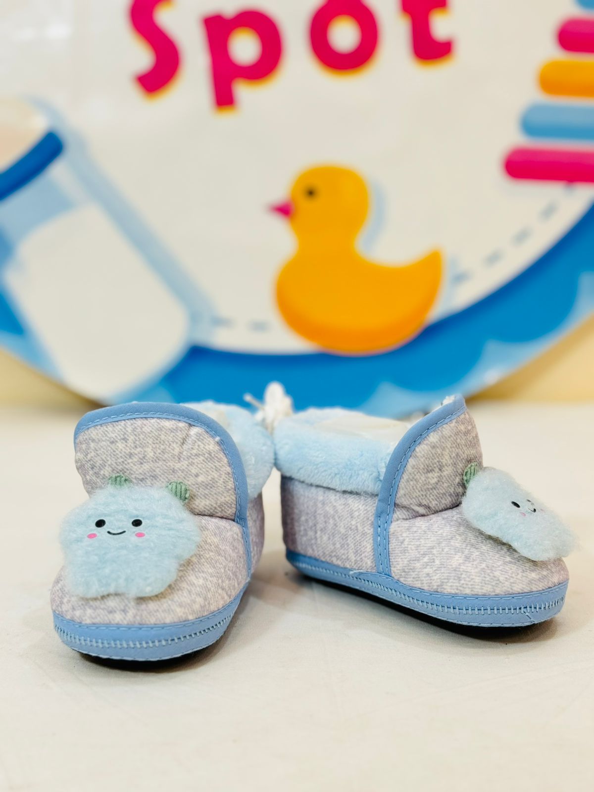 Baby Imported Winter Fur Shoes