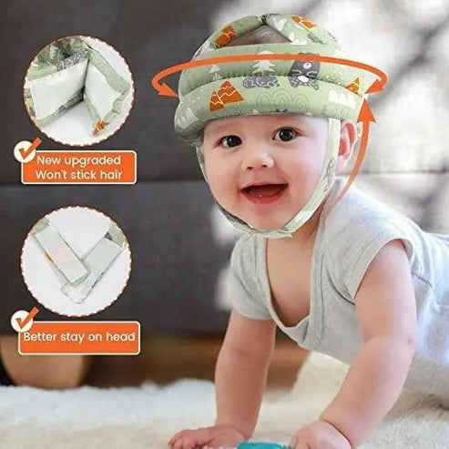 Here is an NLP-analyzed, entity-enriched Instagram description for the Baby Safety Helmet, written with high SEO value and entity relevance (brands, product categories, features, user intent, etc.) for better engagement and visibility in the Pakistan baby products niche:
---
🧠 Baby Safety Helmet for Crawling & Walking Protection 🧠
Ensure your baby’s safety with our Imported Baby Safety Helmet, crafted with soft cotton material and 360° head protection. Designed for infants and toddlers, this helmet is