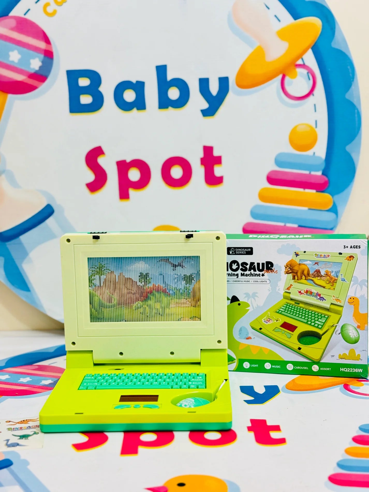 🦖 Dinosaur Musical Toy Laptop