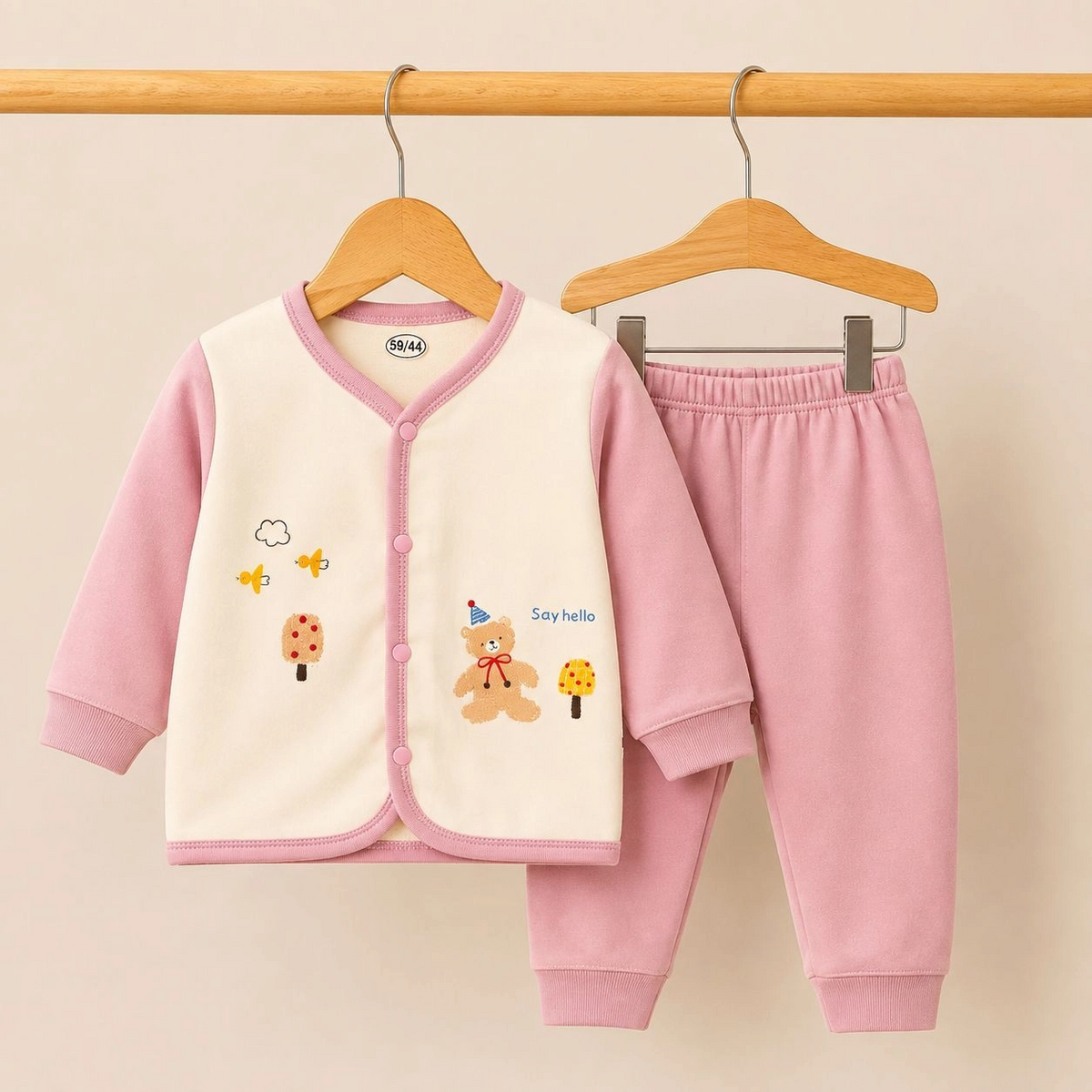 Imported Fleece 2 pc baby suits