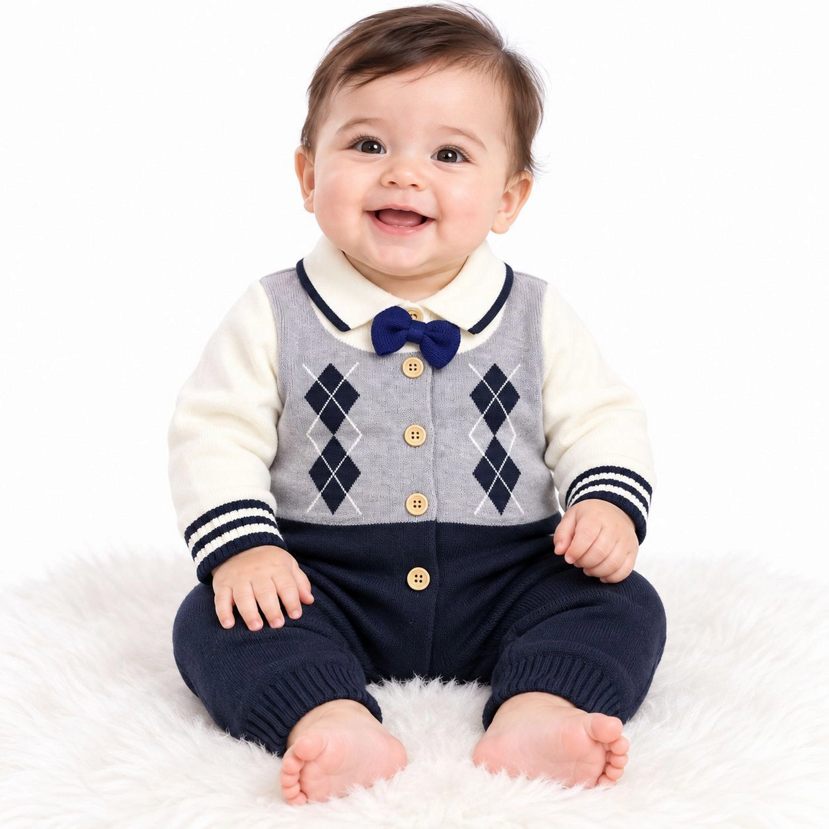 Imported Woolen Baby Rompers