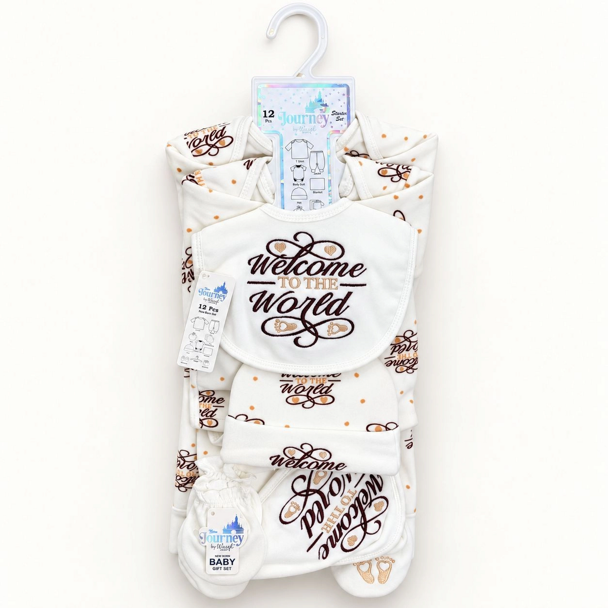 12 Pcs Winter velvet Baby Starter Set