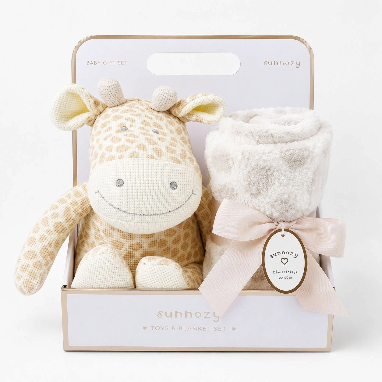 Sunnozy baby blanket with Toy Y2