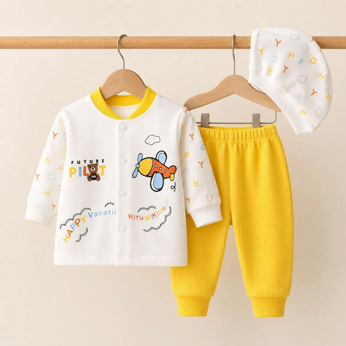 Baby Pajama Suit with Cap SK(0-3 months)