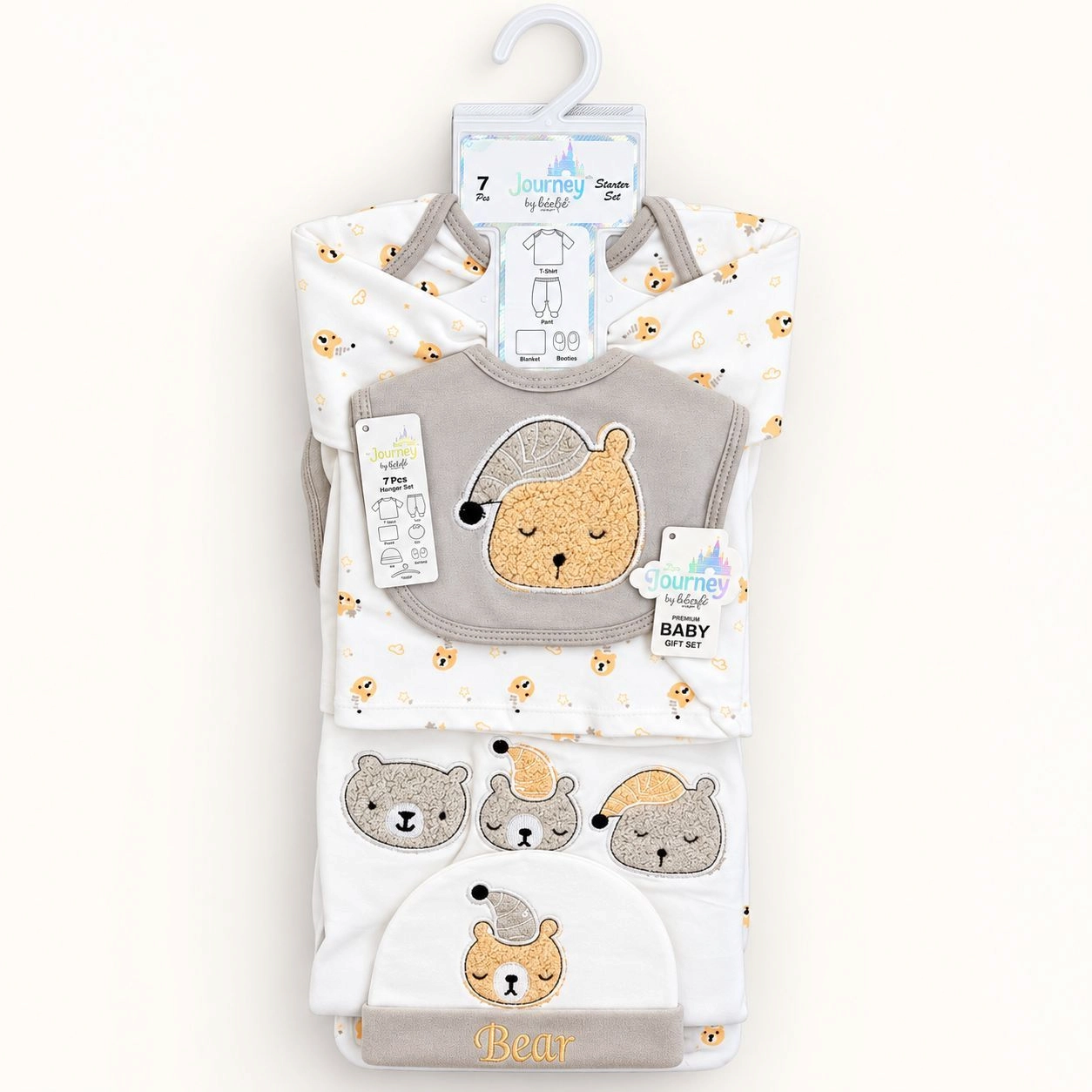 7 Pcs Winter velvet Baby Starter Set β Warm & Cozy