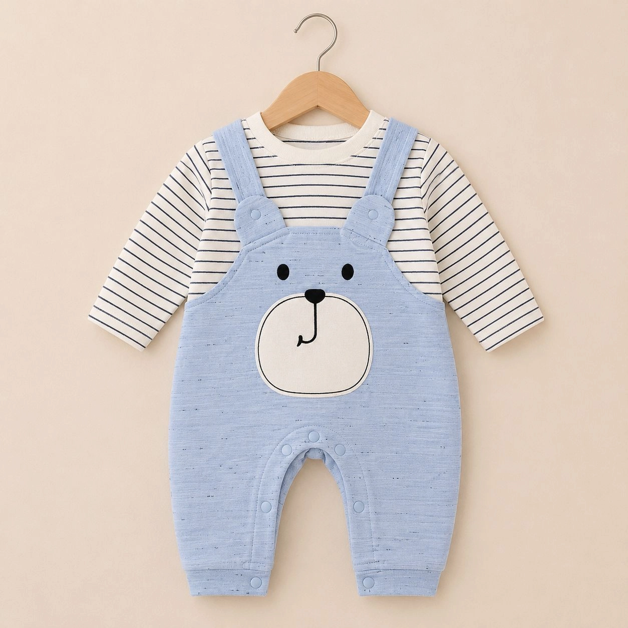 Blended Cotton Bear Romper โ Available in 3 Beautiful Colors