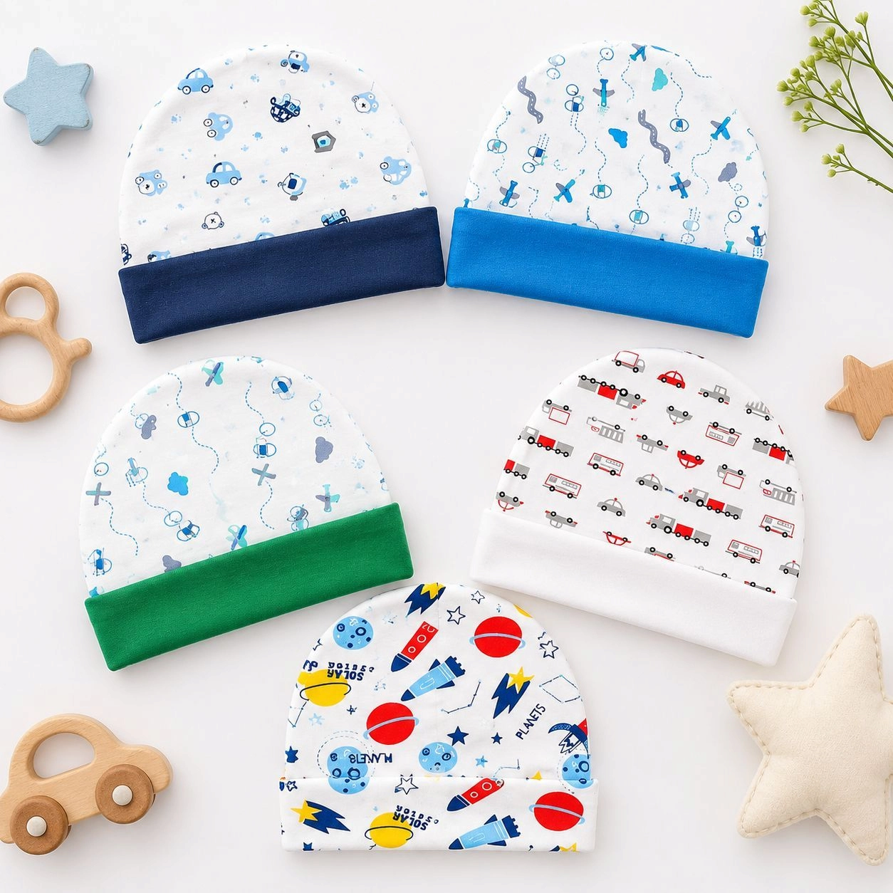 Baby Caps Set of 5