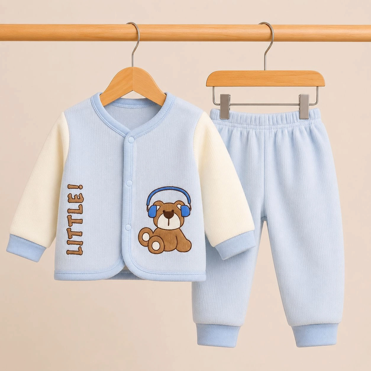 Winter Fleece 2 pc baby suits