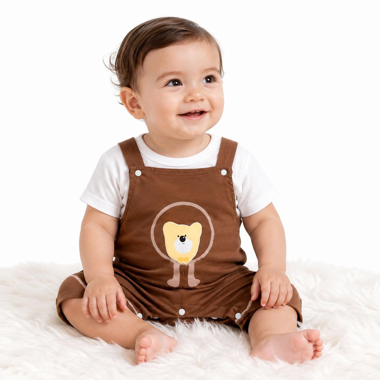 Imported Turkish Dungaree style Romper(DB)