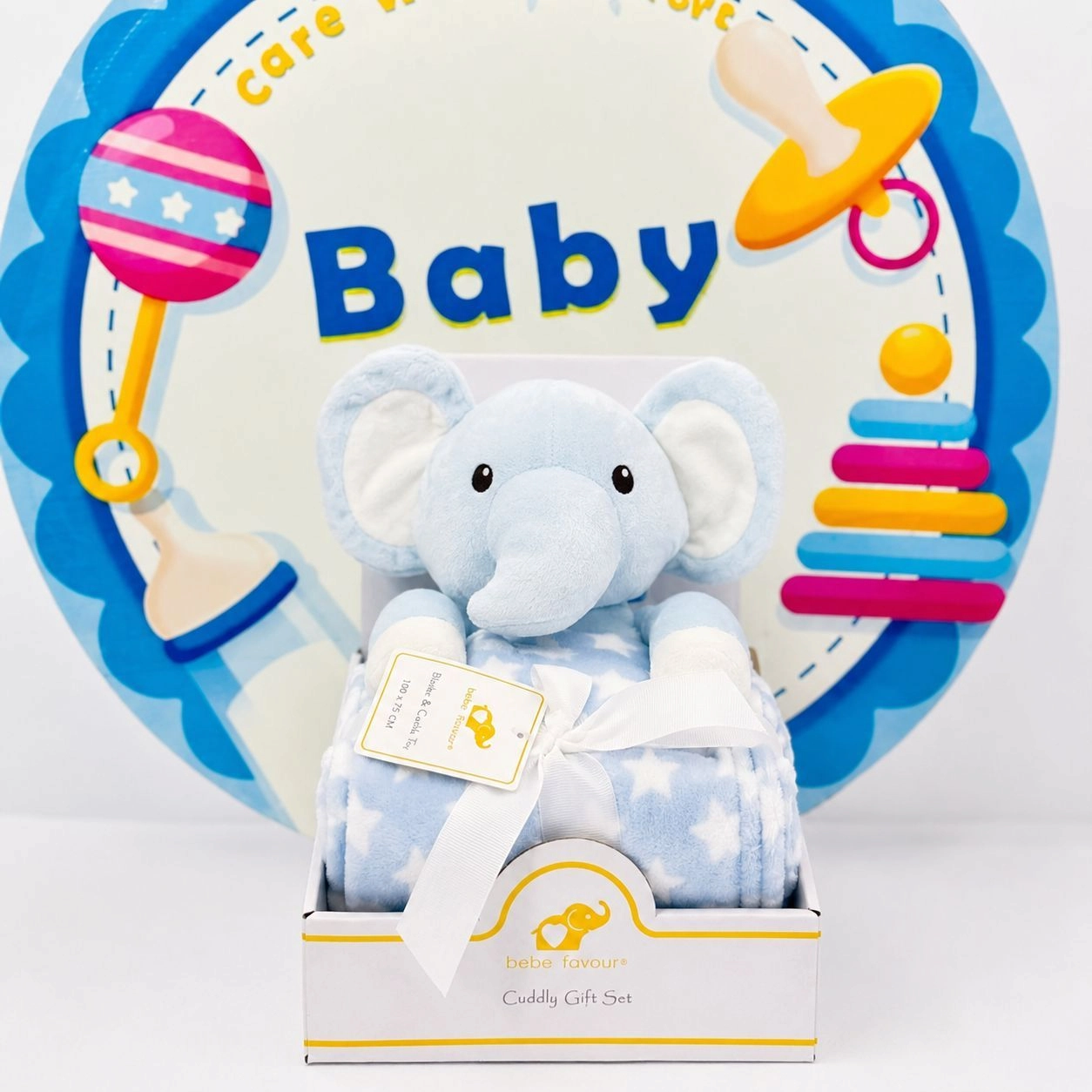 Sunnozy baby blanket with Toy BE