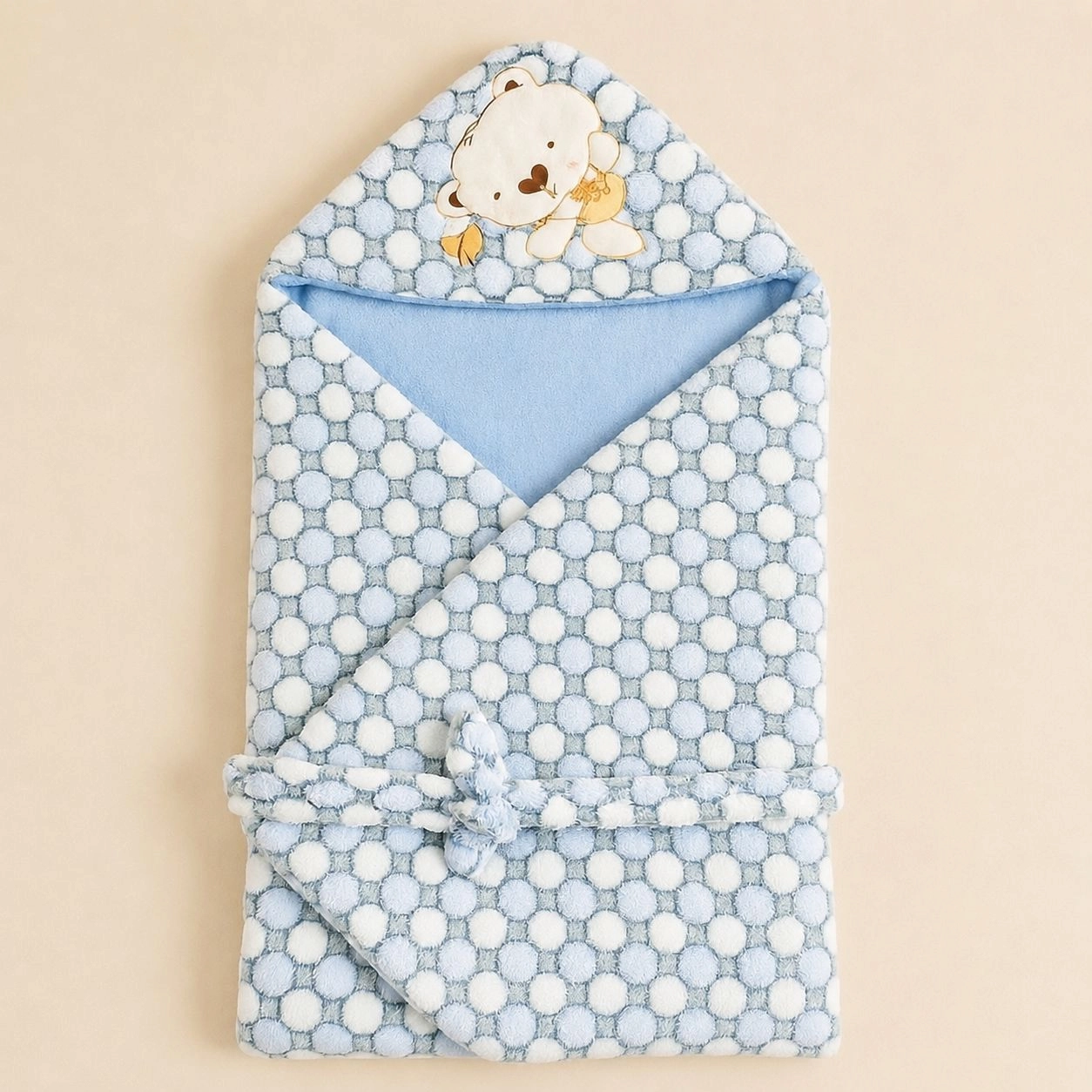 Baby Quilted Sleeping Bag / Carry Nest with Belt