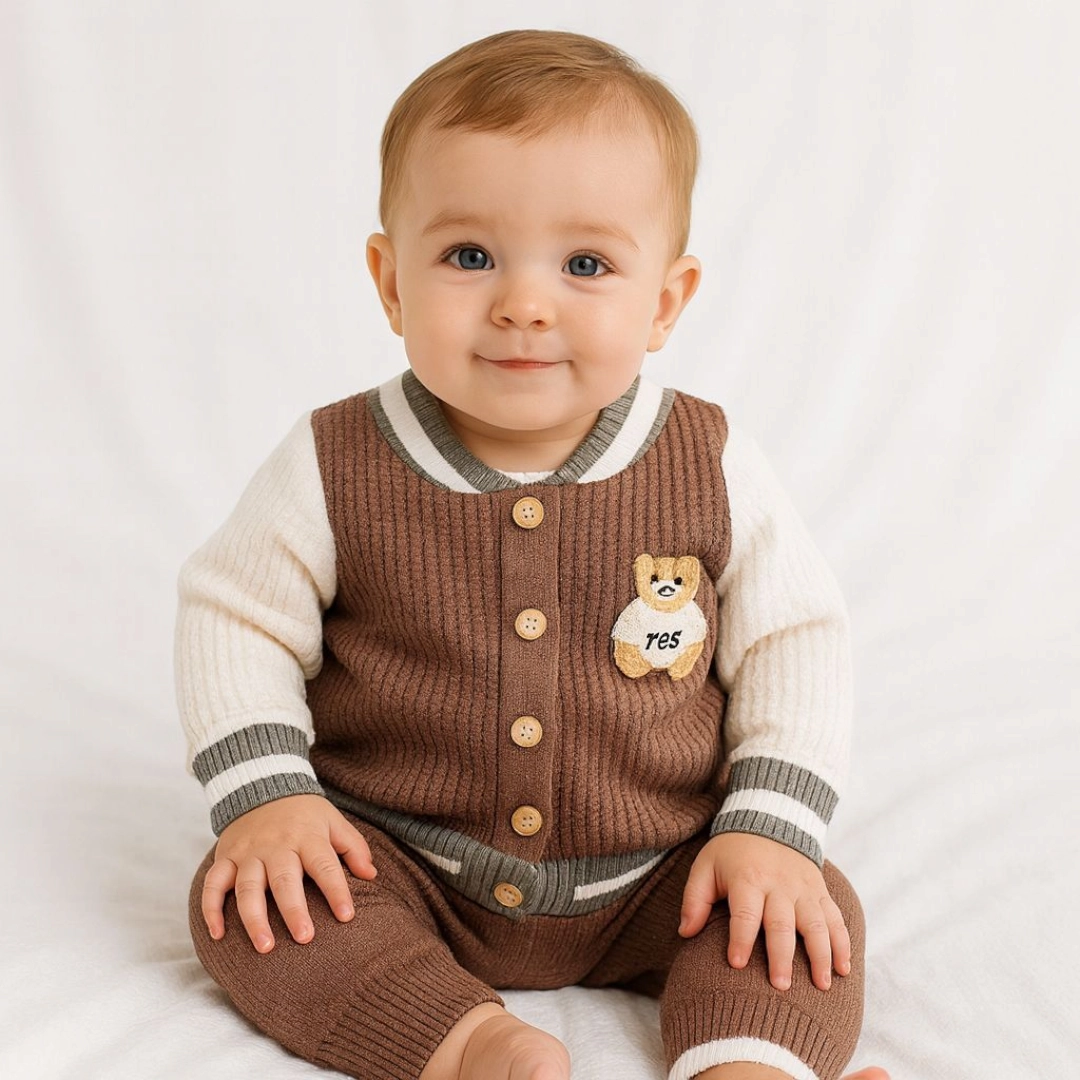 Baby Woolen Pajama Suits – Winter Collection ❄️