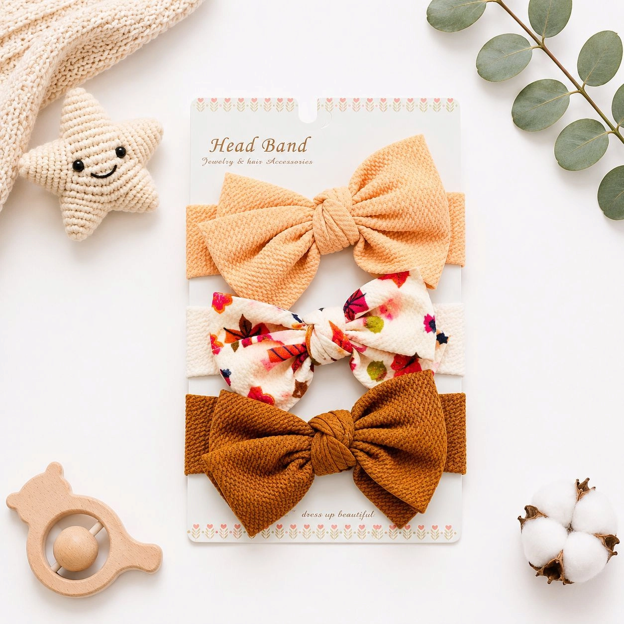 Hudson 3 in 1 hairbands set