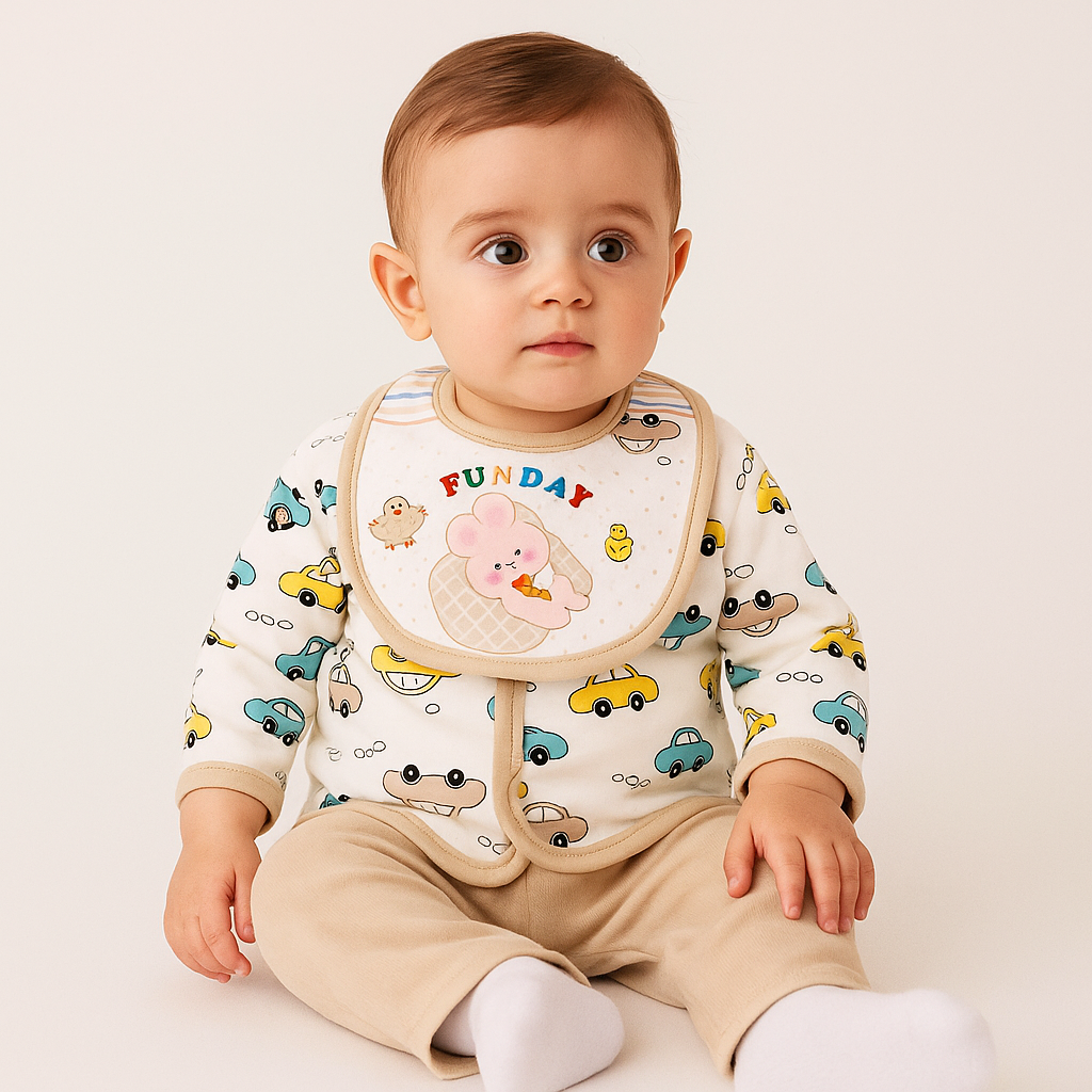 Winter Fleece 3 pc baby suits