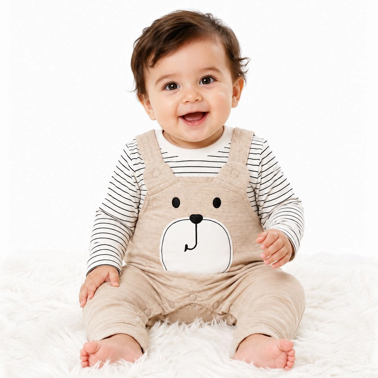 Blended Cotton Bear Romper โ Available in 3 Beautiful Colors