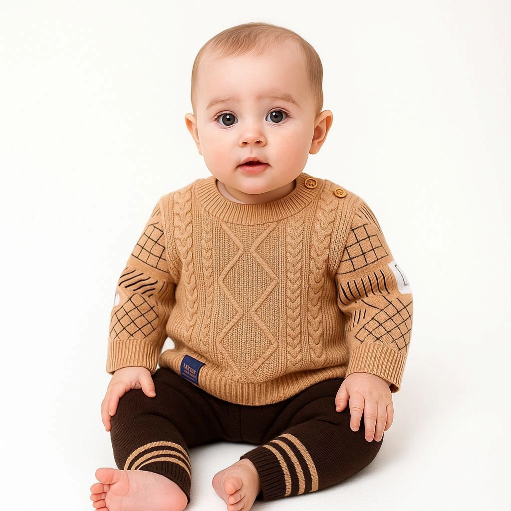 Baby Woolen Pajama Suits – Winter Collection ❄️