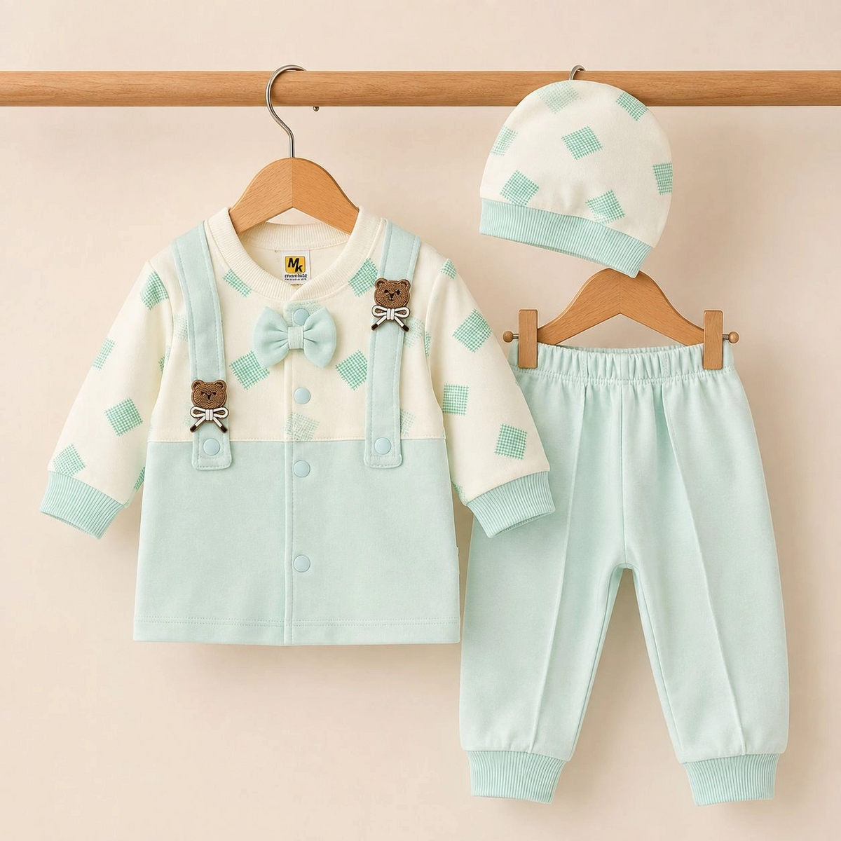 Baby Pajama Suit with Cap SK(0-3 months)