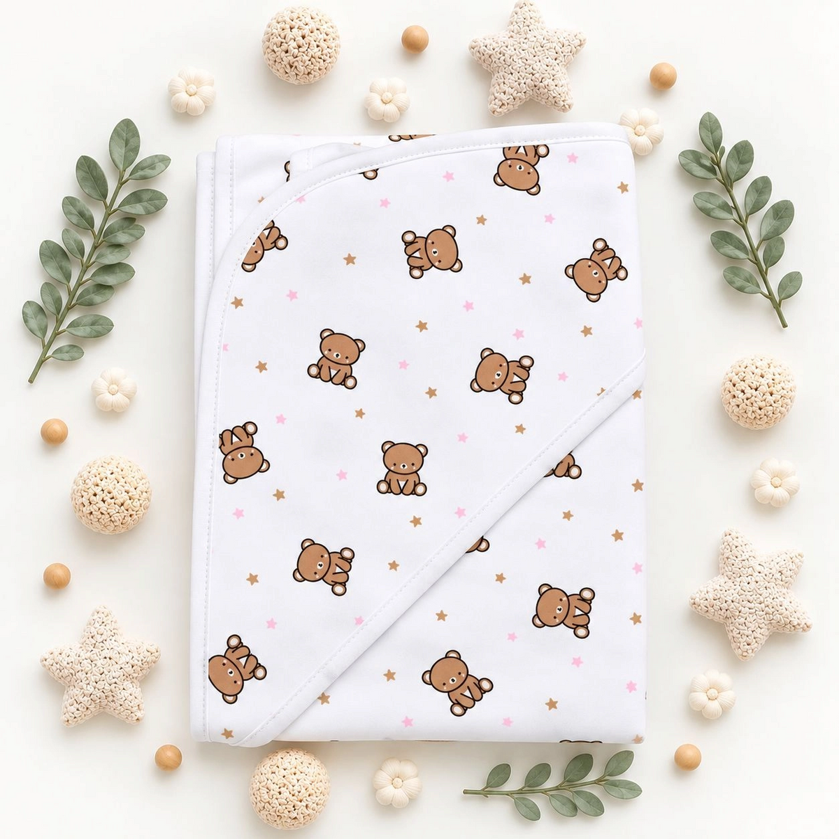 Baby Hooded Fleece Wrapping Sheets