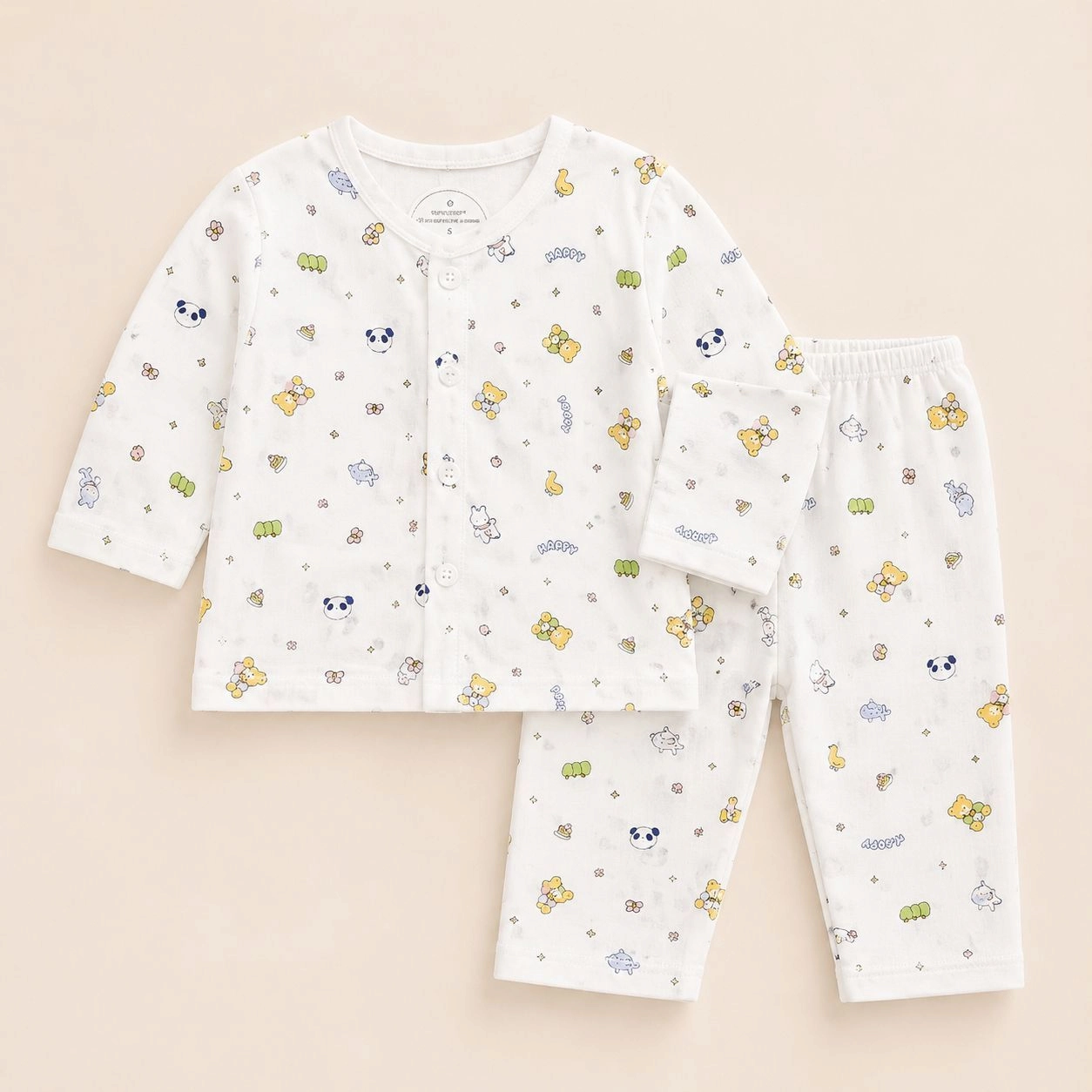 MAMO 100% Cotton(Lawn) pajama suit(WhiteN)
