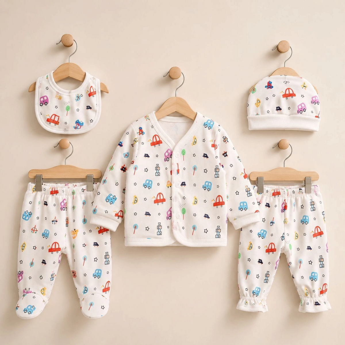 Baby winter 5 Pcs Starter Set Dresses