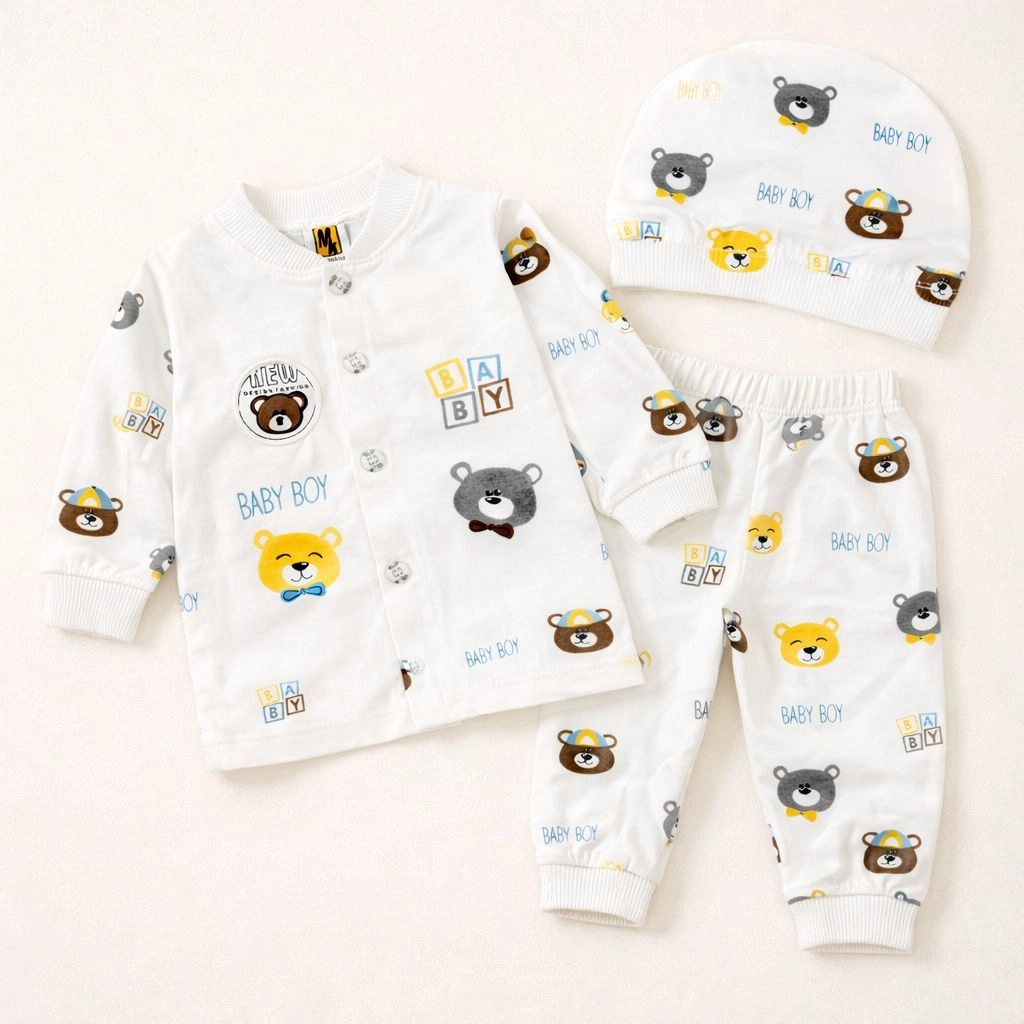 Baby Pajama Suit with Cap