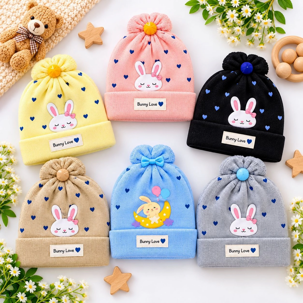 Imported Baby Woolen Caps Collection