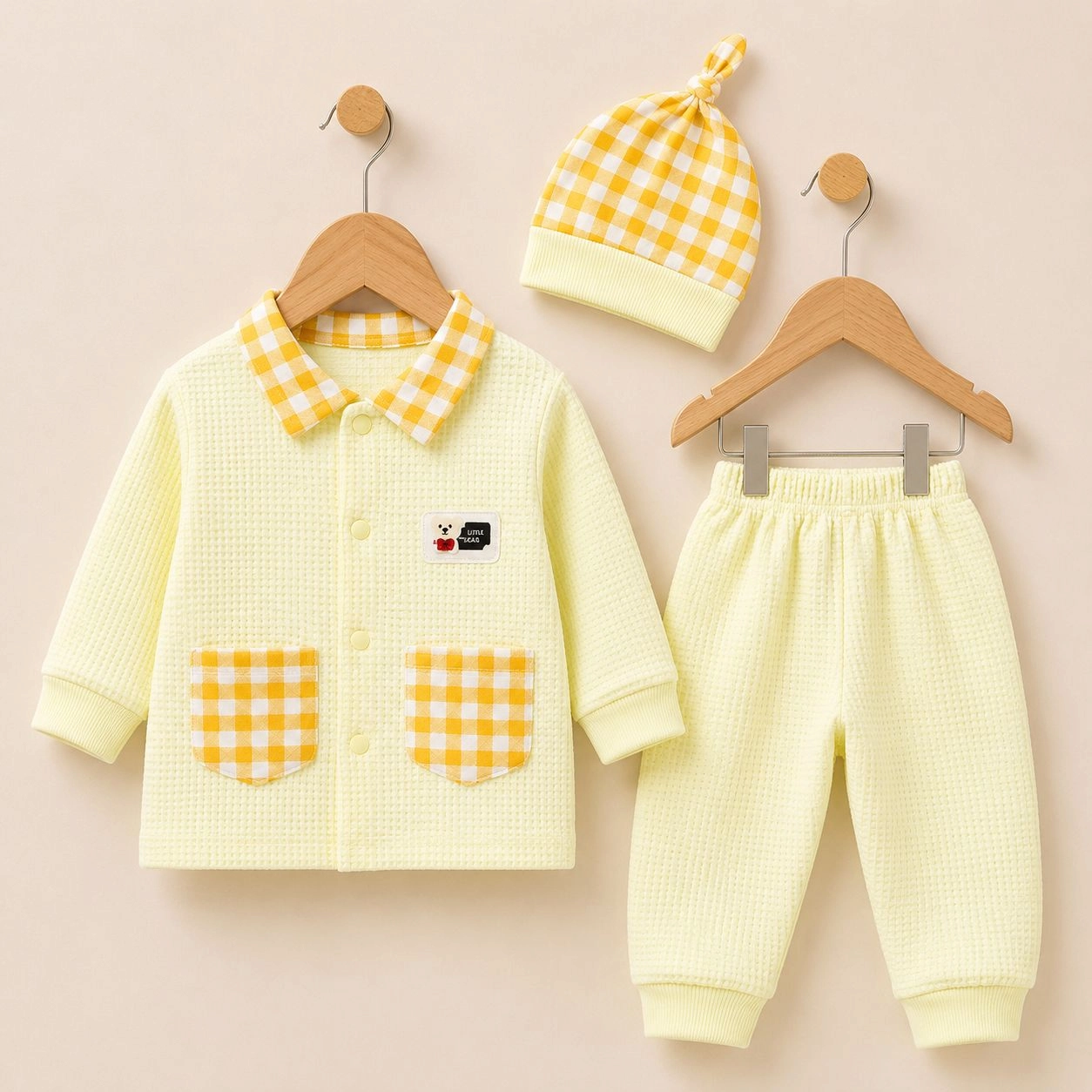 Baby Pajama Suit with Cap Bstep(0-3 months)
