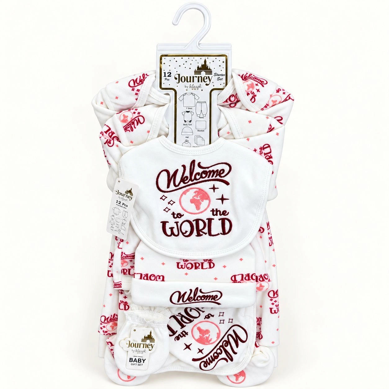 12 Pcs Winter velvet Baby Starter Set