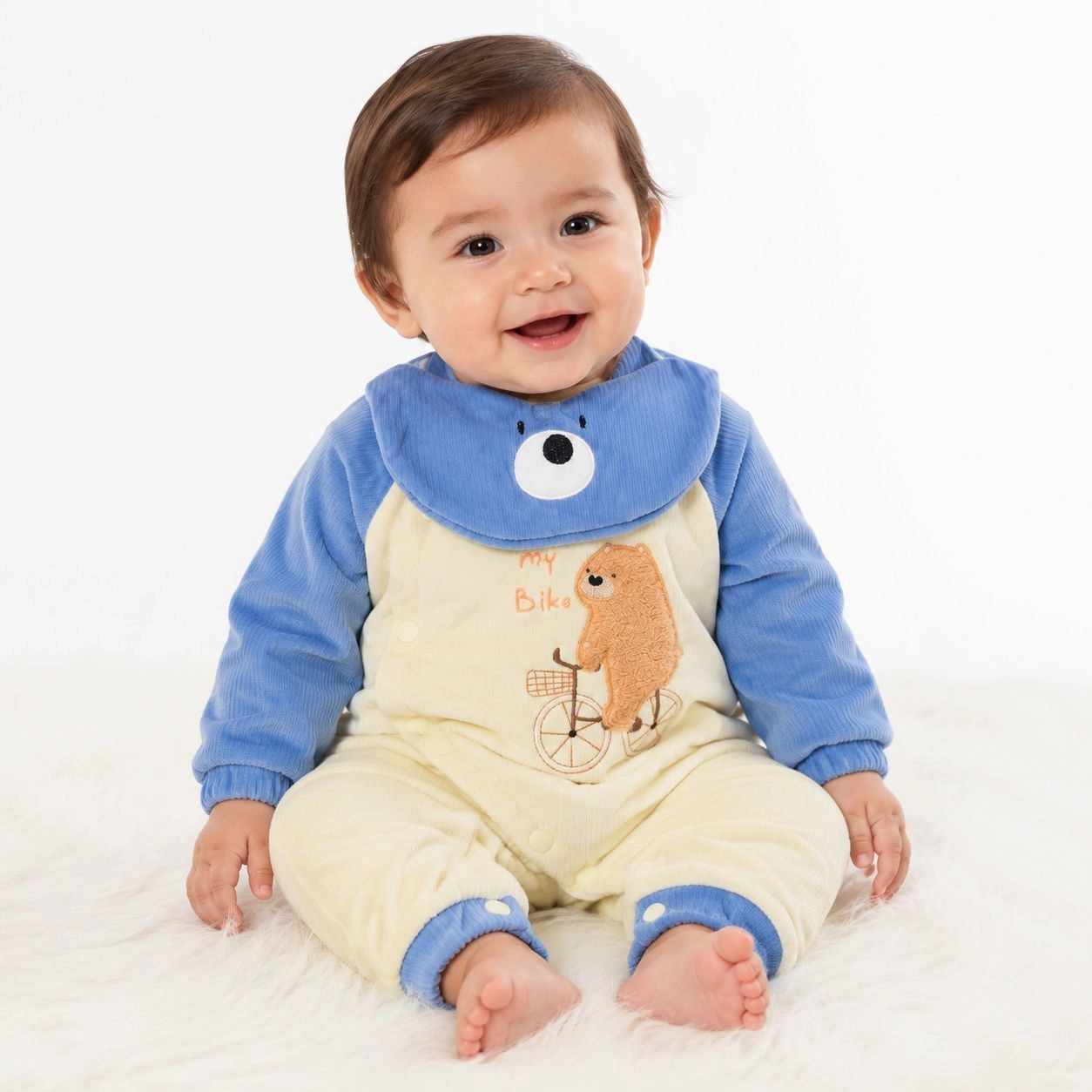 Baby Quilted Foaming Winter Rompers – Cozy & Stylish