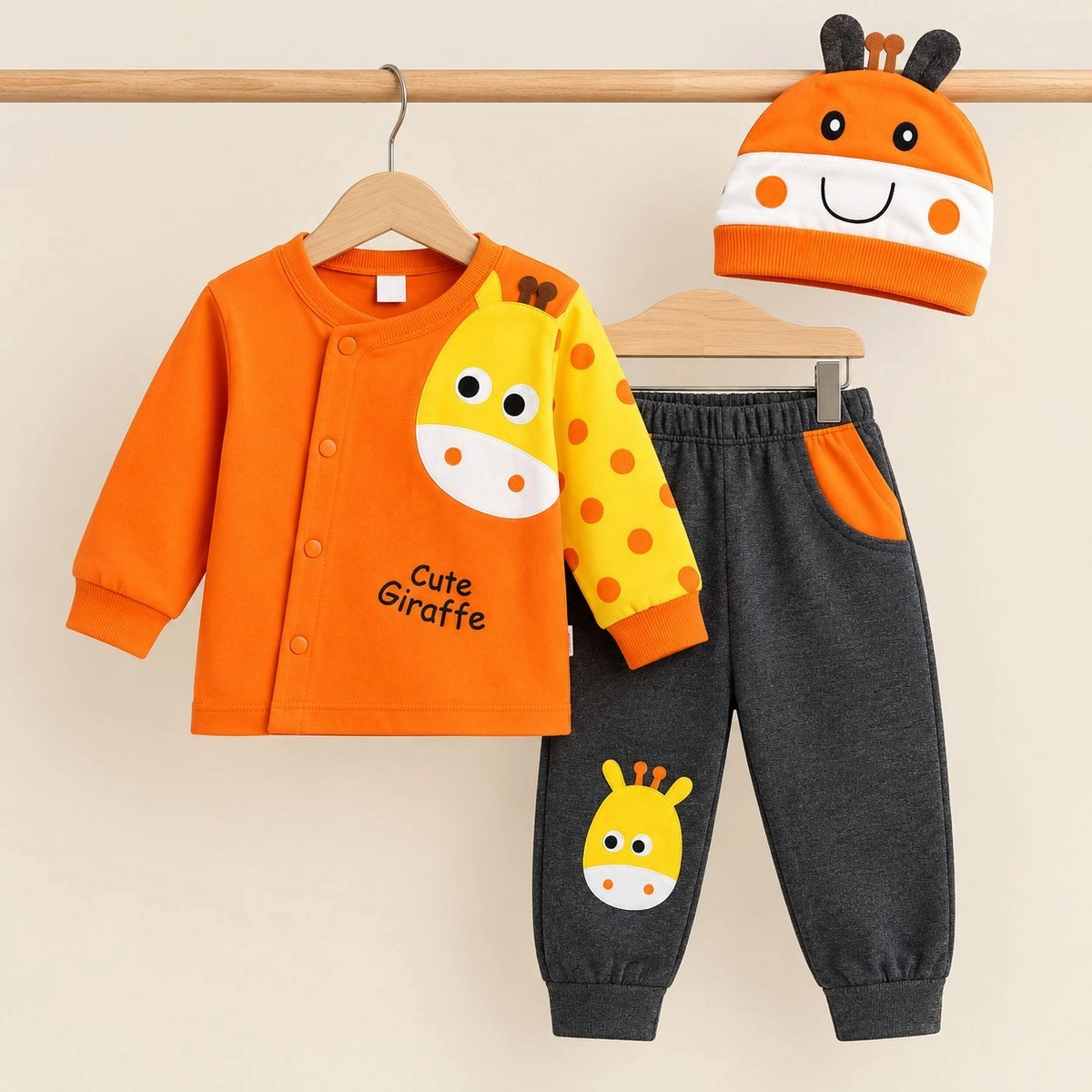 Baby Pajama Suit with Cap SK(0-3 months)