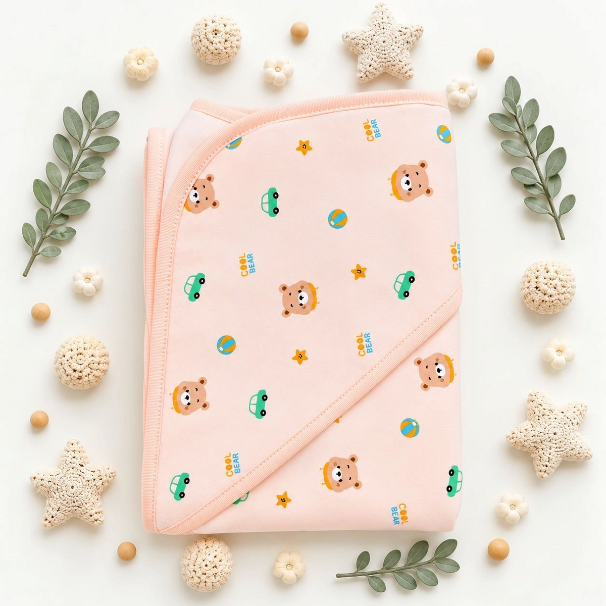 Baby Hooded Fleece Wrapping Sheets