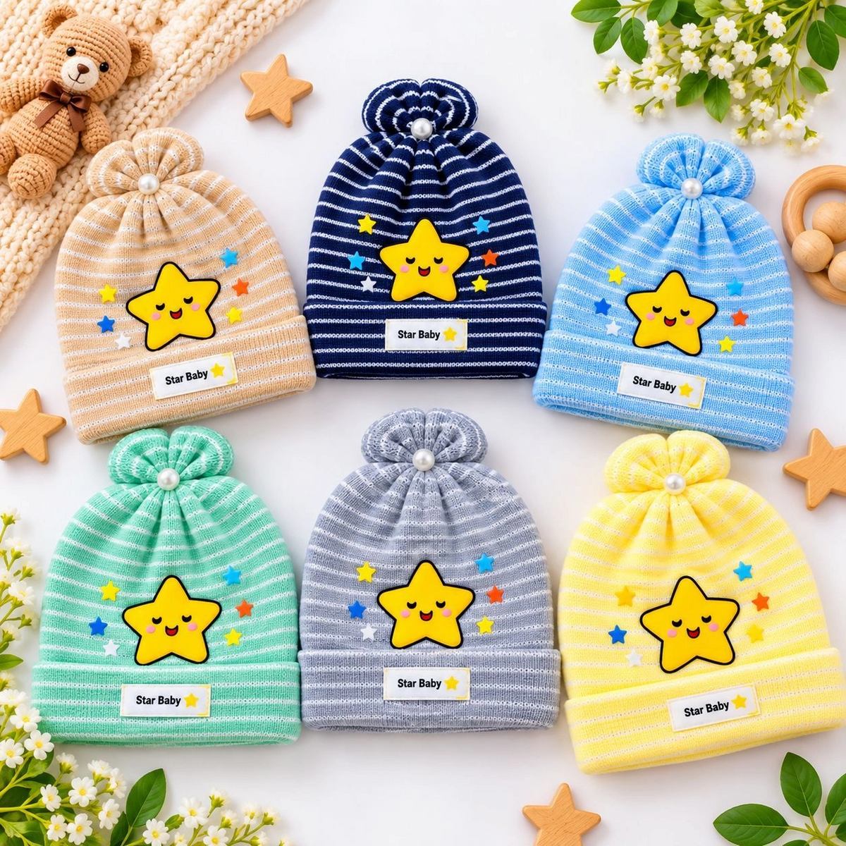 Imported Baby Woolen Caps Collection
