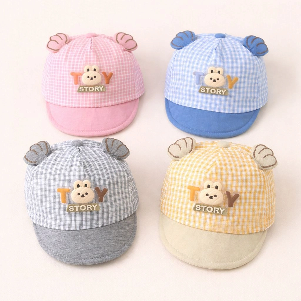 Baby P-Cap Style Cotton Caps(0-6 months)