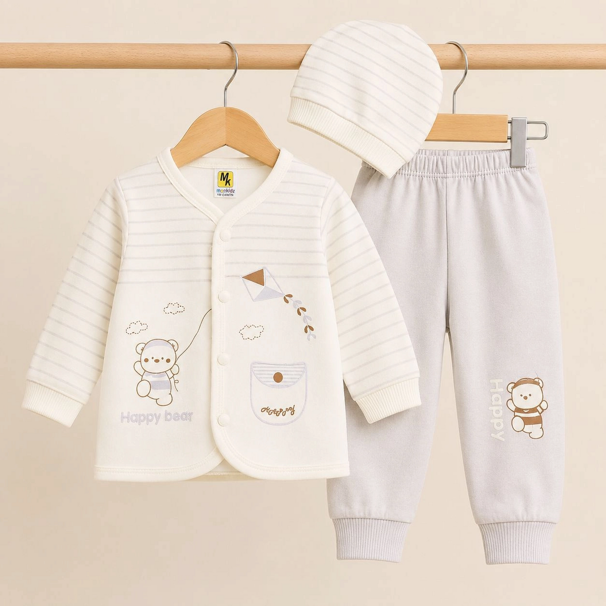 Baby Pajama Suit with Cap SK(0-3 months)