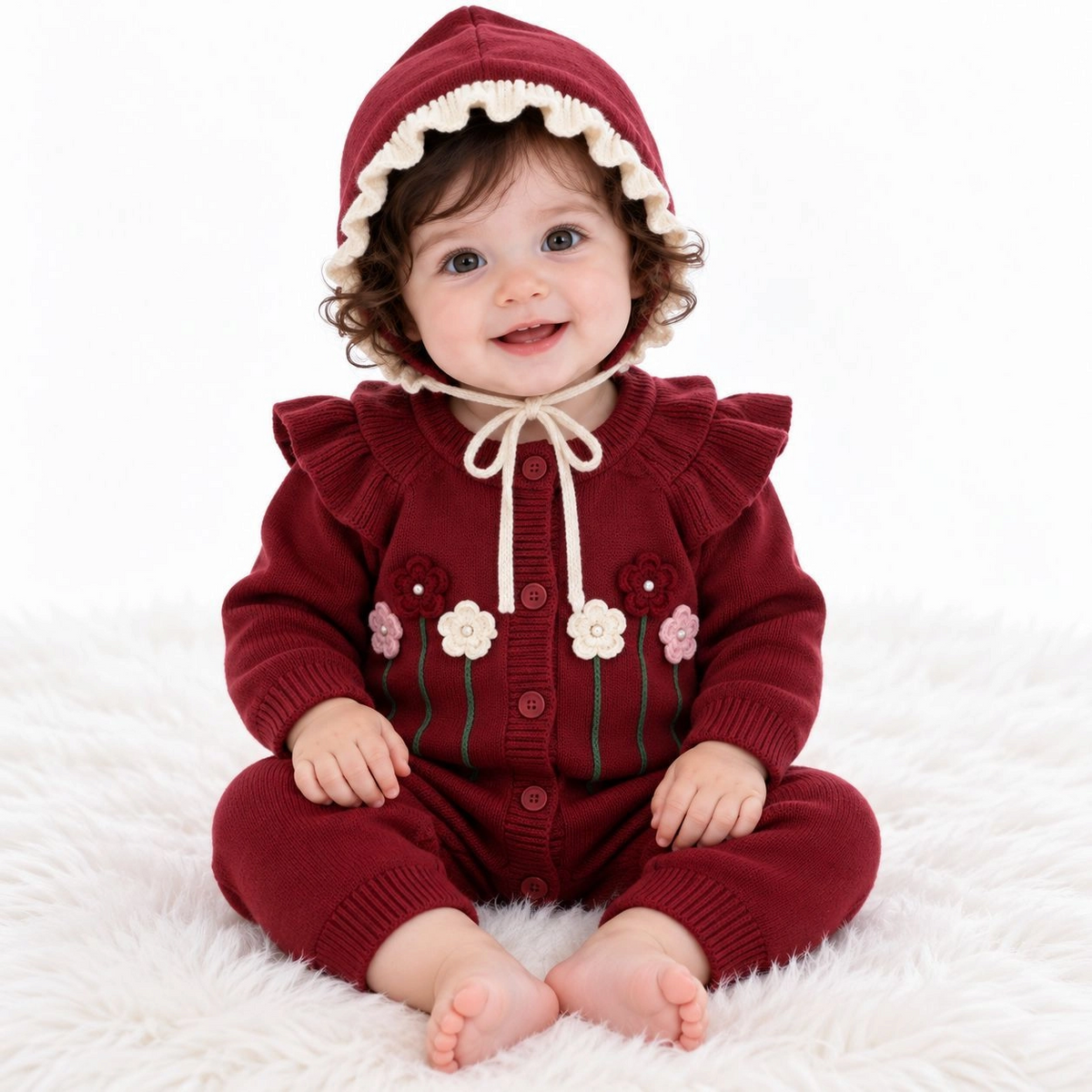 Imported Woolen Baby Rompers