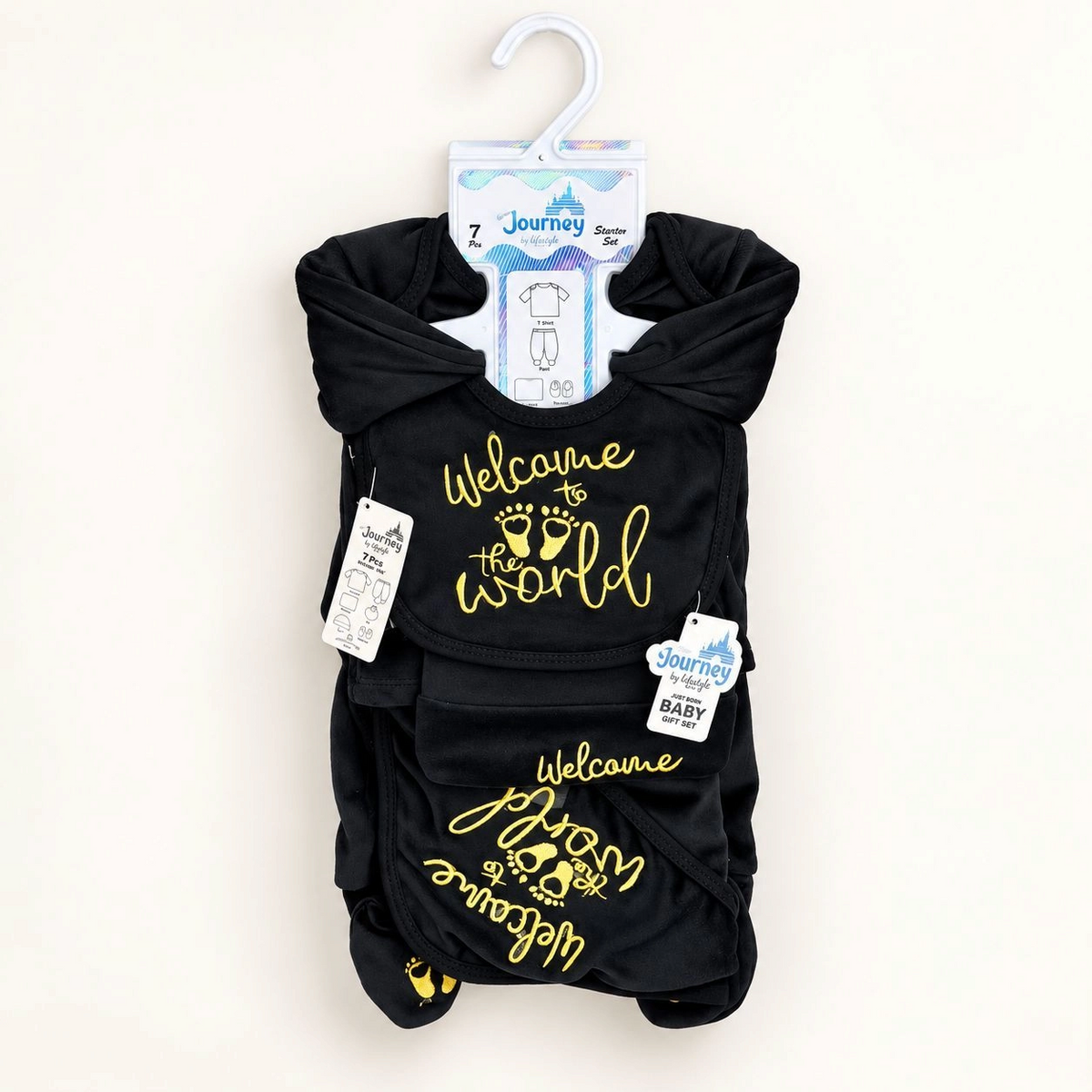 7 Pcs Winter velvet Baby Starter Set β Warm & Cozy