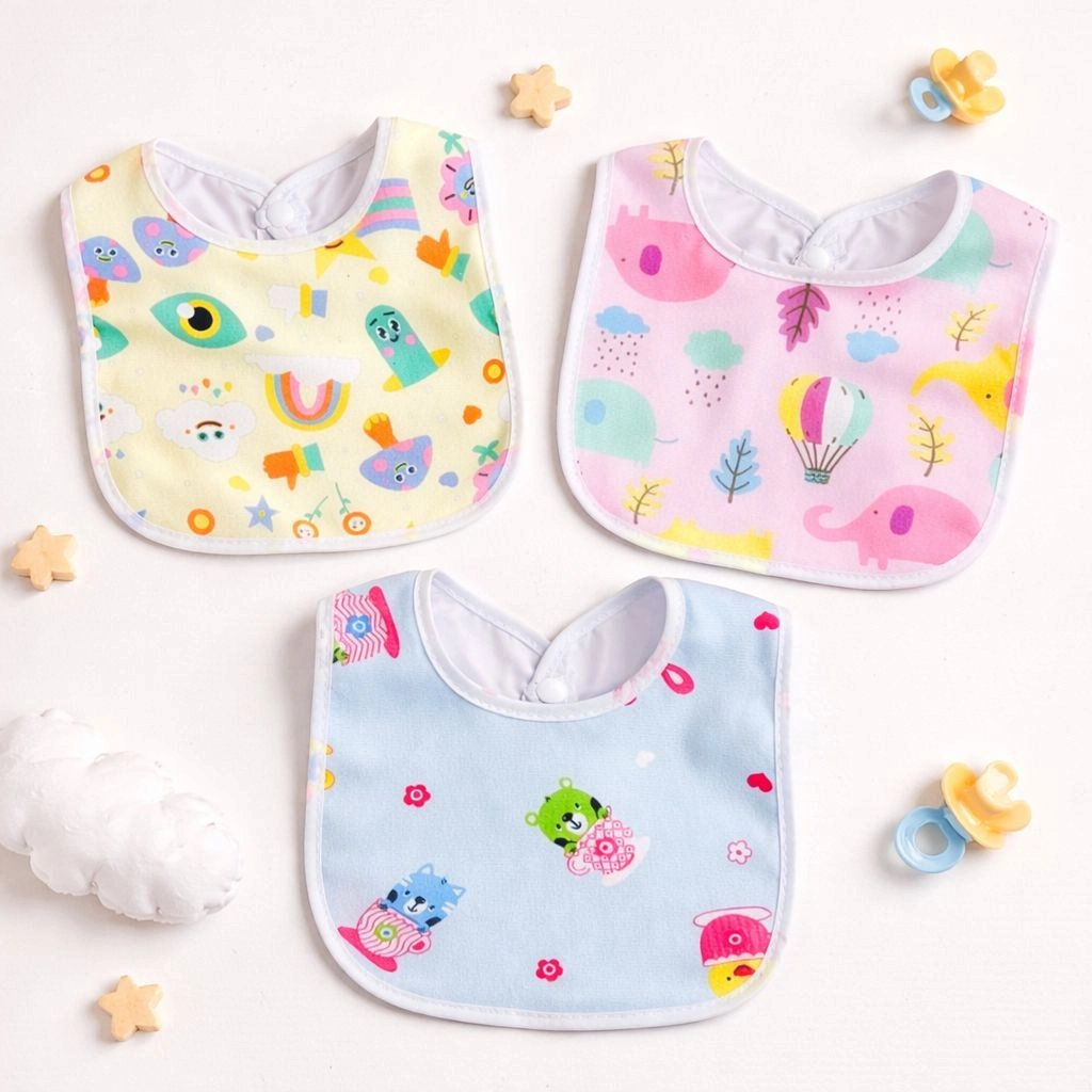 Set of 3 beautifully crafted bibs
