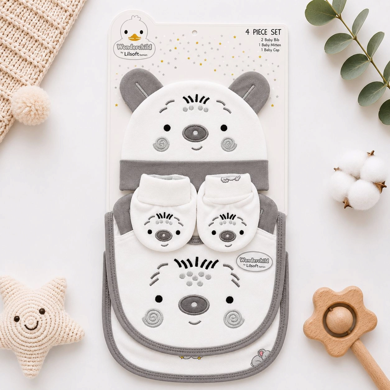 Imported Baby 4-Piece Essentials Set