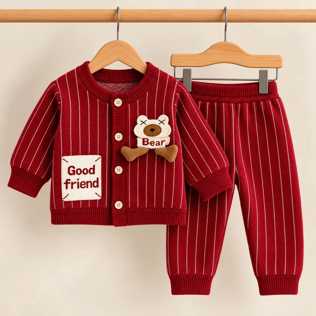 Baby Woolen Pajama Suits – Winter Collection ❄️ – winter baby 2 piece sets for newborns and infants in Pakistan | Baby Spot