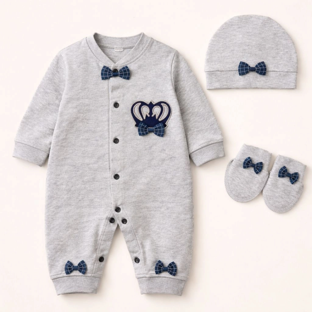 Fancy crown Romper set GR