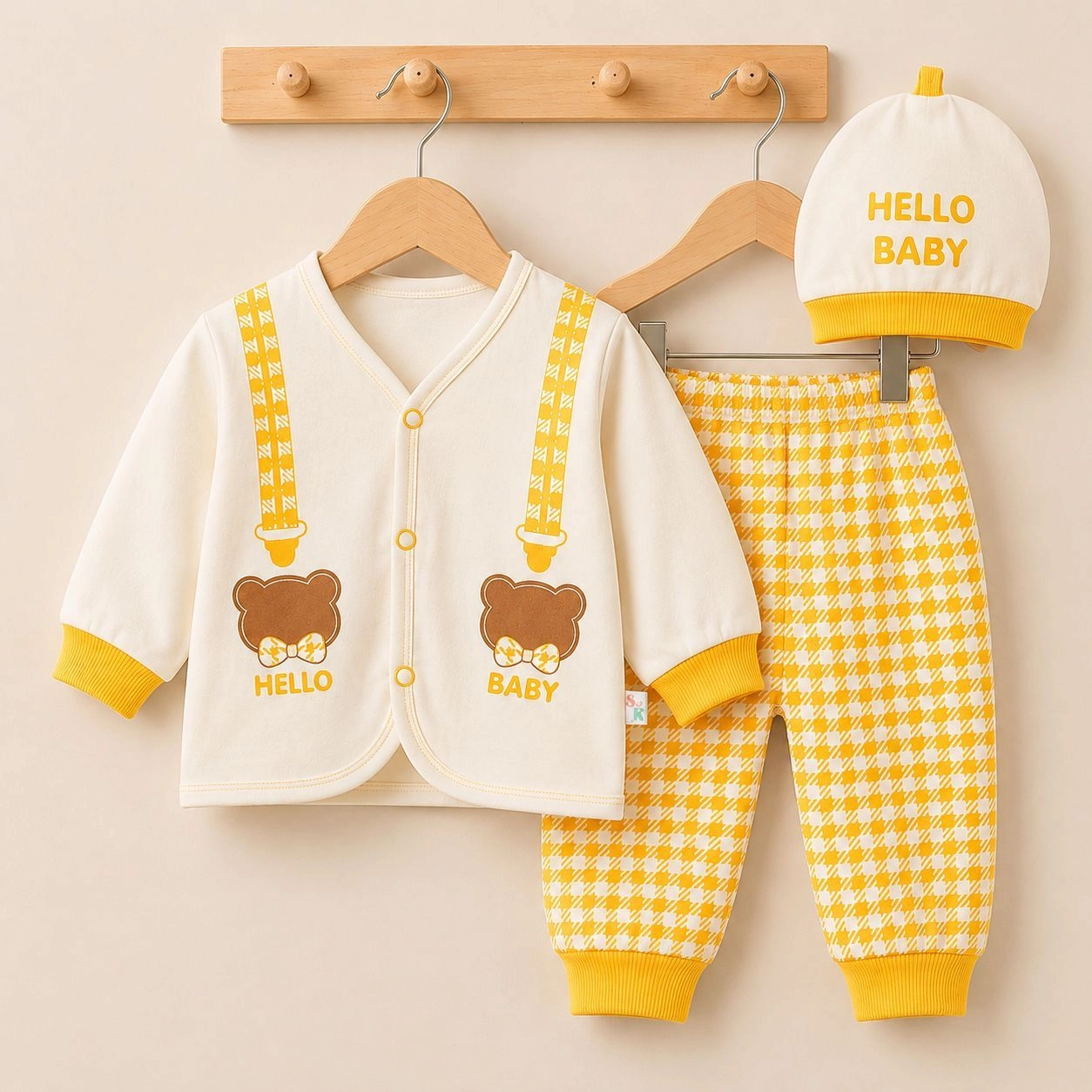 Baby Pajama Suit with Cap SK(0-3 months)