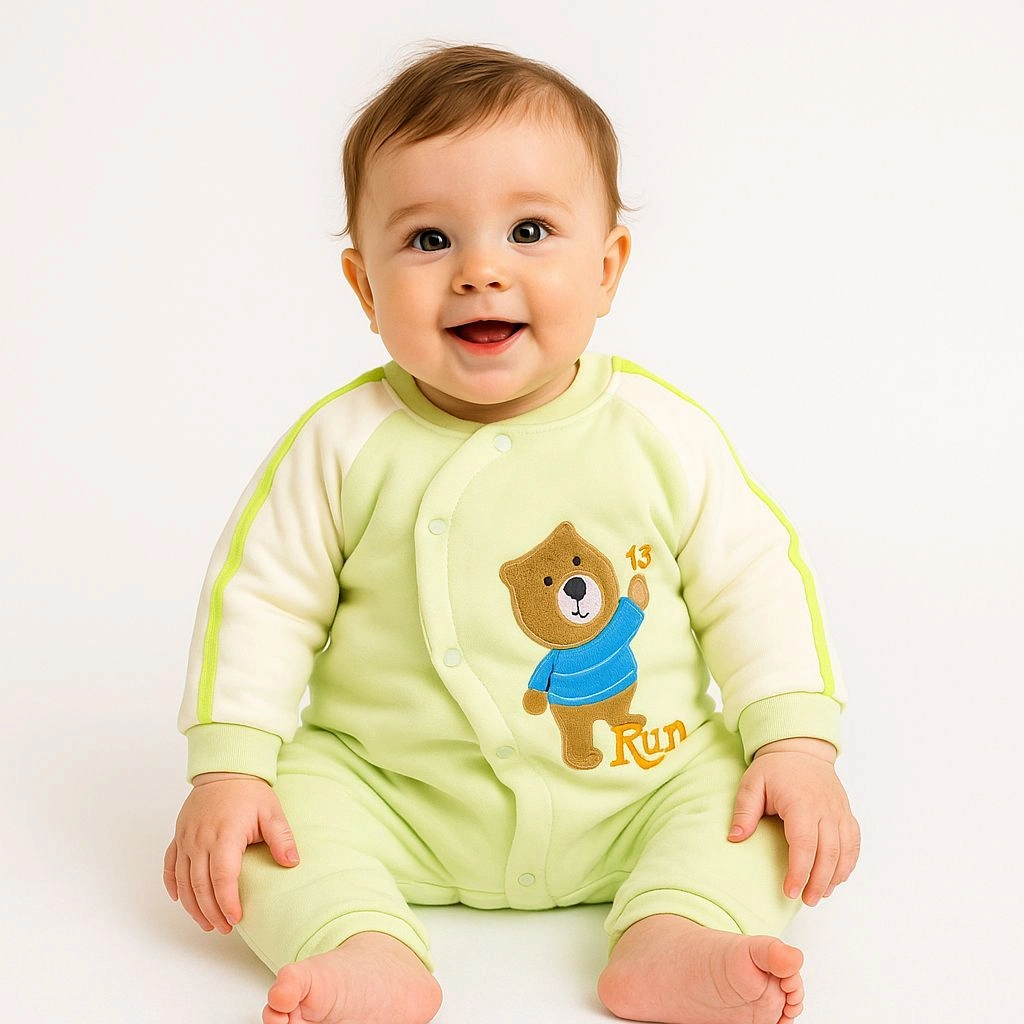 Baby Quilted Foaming Winter Rompers – Cozy & Stylish