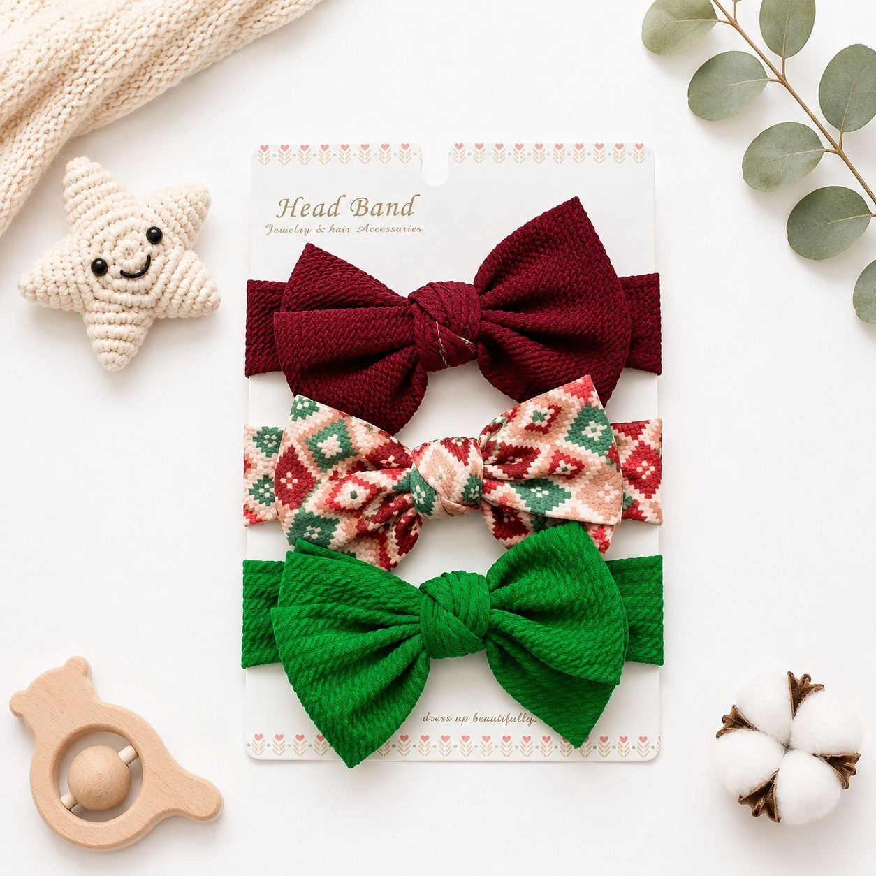 Hudson 3 in 1 hairbands set
