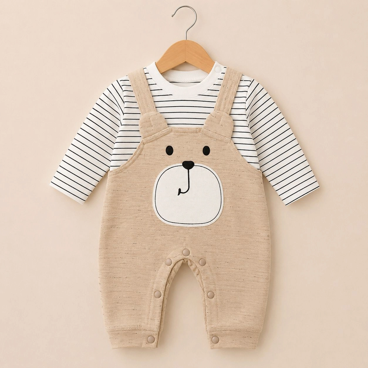 Blended Cotton Bear Romper โ Available in 3 Beautiful Colors