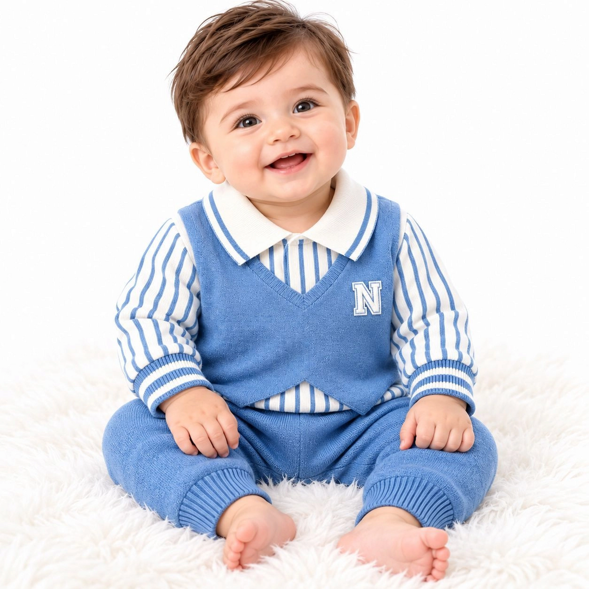 Baby Woolen Pajama Suits – Winter Collection ❄️ – winter baby 2 piece sets for newborns and infants in Pakistan | Baby Spot