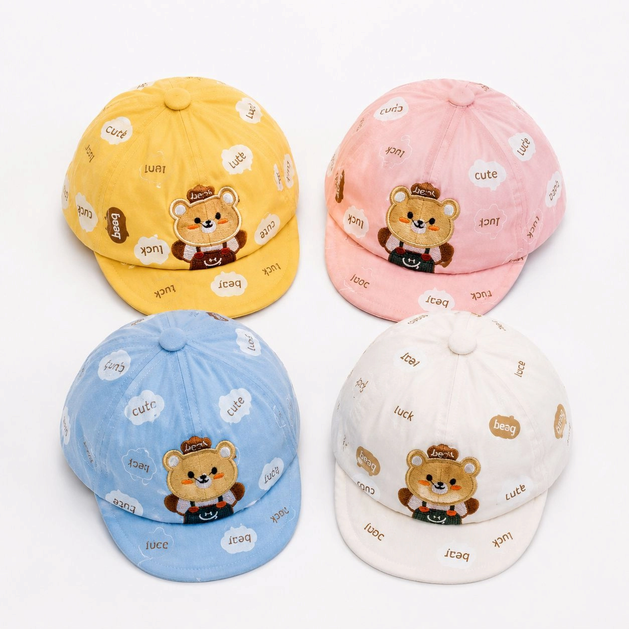 Baby P-Cap Style Cotton Caps(0-6 months )