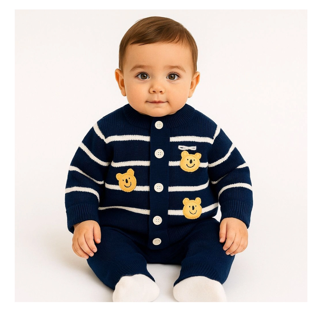 Baby Woolen Pajama Suits – Winter Collection ❄️ – BabySpot