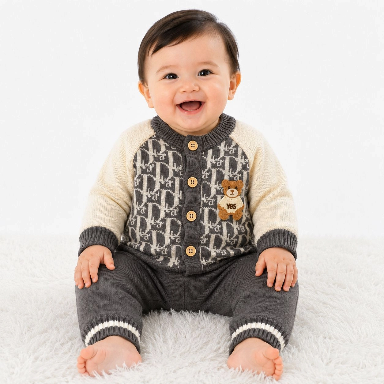 Baby Woolen Pajama Suits – Winter Collection ❄️