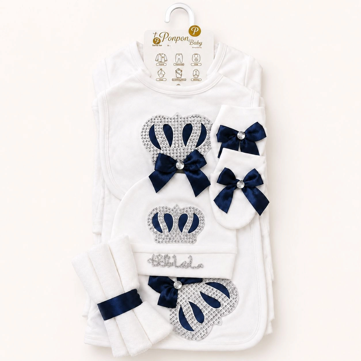 Baby Crown Theme 10-Piece Starter Set