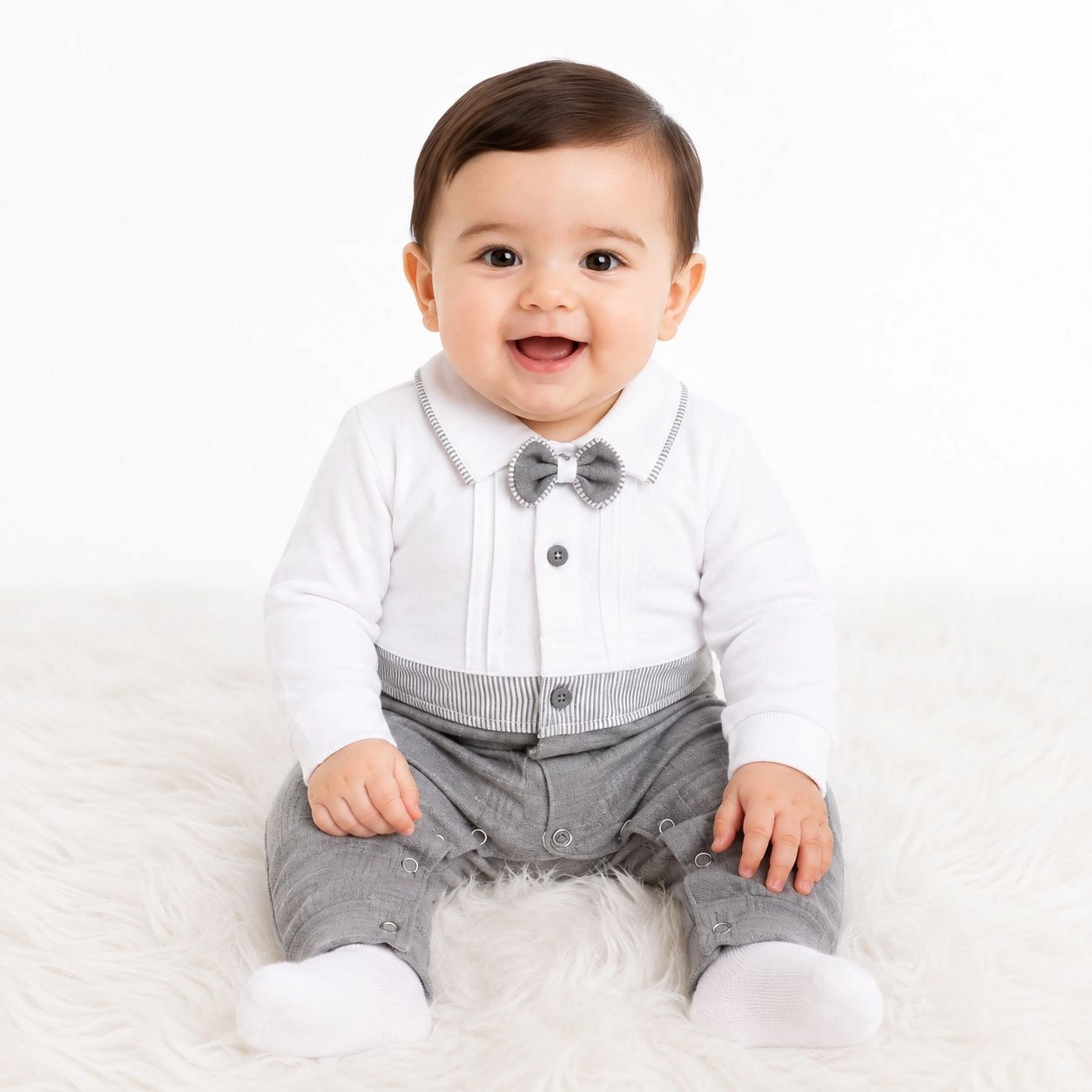 MC Premium Tux Baby Rompers Collection